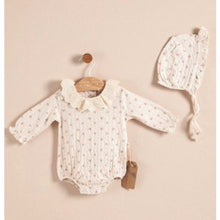 Load image into Gallery viewer, Baby Romper &amp; Bonnet Set
