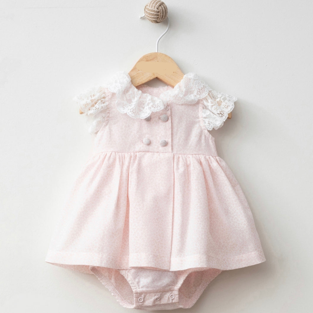 Baby Girls Romper Dress | Pink